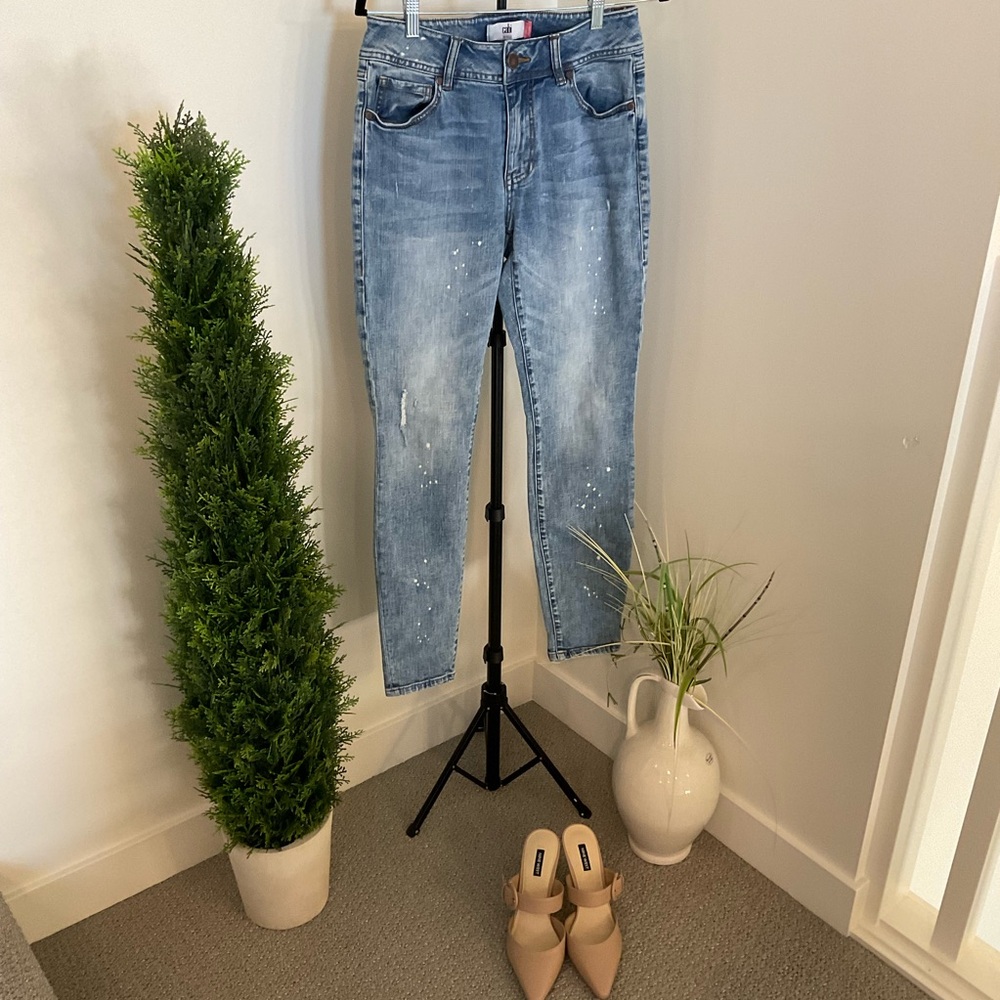 CAbi Cinch Skinny Denim